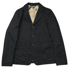 BLACK COMME des GARCONS 블랙 꼼데가르송 2015AW Gold-Lined 3B Wool Jacket ゴールド ライニング 3B ウール ジャケット 1P-J010 M ブラック×ゴールド AD2015 テーラード