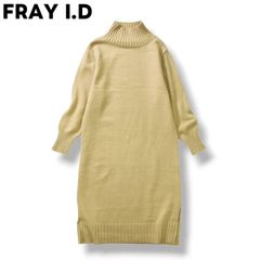 フレイアイディー FRAY I.D ハイネック ロング ニット 원피스 F ベージュ レディース ♪