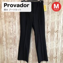 コ 未使用 タグ付き Provador プロバドール 撥水 ハイテンション 脚長 ブーツカット パンツ ブラック M