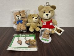 【未使用・良品】Ted Ted2 テッド　ぬいぐるみ　マスコット　イヤホンジャック　スタンドフィギュア