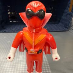 [当時物] 秘密戦隊ゴレンジャー　アカレンジャー　ソフビ　ポピー　レトロ