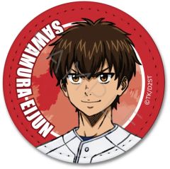 【新品】バッジ・ビンズ A.沢村栄純 レザーバッジ 「TVアニメ ダイヤのA actII -Second Season-」