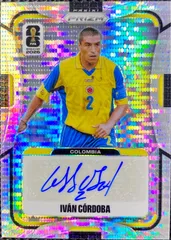 【10/6まで出品】Ivan Cordoba イバン・コルドバ Panini Prizm FIFA World Cup Global Graphs 2026 Silver Hyper Auto サイン 直筆 Colombia
