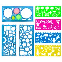【新品】 定規 テンプレート 製図 描画 お絵描き定規 デザイン定規 半円分度器幾何学 クラフト描画定規 プラスチック中空定規 曲線定規 建築定規 多形定規 製図用テンプレート 文具用品 描画用品 計量製図用品 描画ルーラー 絵画 小学生 図面装飾おもしろ文房