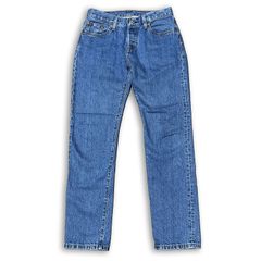 LEVI'S 501 CT テーパードデニム ブルー サイズW24 レディースS リーバイス