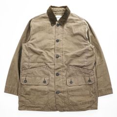 ORVIS ダック地 ハンティングジャケット L キャンバス 襟コーデュロイ 中綿 キルティングライナー