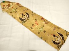 平和屋着物○六通柄袋帯 雪輪重ね花文 金糸 やまと誂製