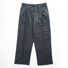 CHAPS Ralph Lauren カナダ製 90年代 ヴィンテージ スラックス パンツ L グレー ワイド プリーツ ダブルカフス