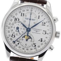 ロンジン LONGINES L2.773.4.78.3 マスターコレクション トリプルカレンダー クロノグラフ 自動巻き メンズ 保証書付き_978454