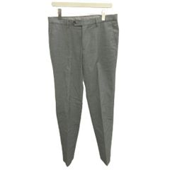 グリーンレーベルリラクシング ユナイテッドアローズ green label relaxing スラックス テーパードパンツ L グレー 無地 フルレングス /NP ■ECA009