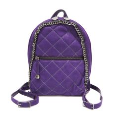ステラ・マッカートニー(Stella McCartney) FALABELLA ミニ キルテッド 364517 W9477 レディース ポリエステル リュックサック パープル