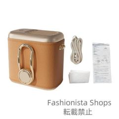 【新品未使用】ポータブルウエストファン USB パワフル ウェアラブルファン ランニング ライディング アウトドア 作業用 オレンジ
