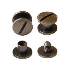 【新品】 日本紐釦貿易(Nippon Chuko) ネジ式カシメ φ8mm アンティークゴールド LGK3-AG 手芸用品 手芸材料 カシメ