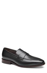 ジョンストンアンドマーフィー メンズ シューズ ローファー Johnston Murphy Floyd Penny Loafer Black Full Grain ブラック