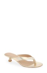 スチュアート ワイツマン レディース シューズ ヒール サンダル Stuart Weitzman Rio Kitten Heel Sandalight Gold ゴールド