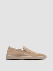 オフィチーネクリエイティブ メンズ シューズ オックスフォード スエード ローファー Officine Creative Herbie 011 Suede Loafers Camel キャメル