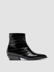 オフィチーネクリエイティブ レディース シューズ ブーツ・レインブーツ アンクル レザー Officine Creative Noelie DD 109 Leather Ankle Boots Bla