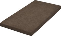 フロアクッション ソファクッション 低反発 高反発 約100×50×5cm 2層構造 長座布団 洗えるカバー 滑り止め付き Shinnwa コーヒー
