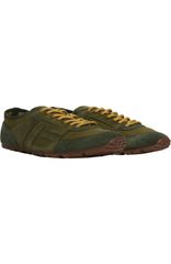 バルマン メンズ シューズ スニーカー メッシュ スエード レザー Balmain Racer 45 trainers in mesh and suede leather Men khaki カーキ