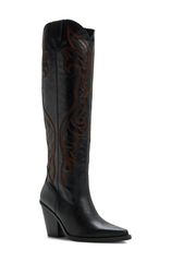 アルド レディース シューズ ブーツ・レインブーツ ALDO Revolve Pointed Toe Western Boot Women BLACK COMBO ブラック