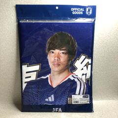 D1685 サッカー 日本代表 伊藤純也 オフィシャルグッズ フェイスタオル 미개봉 268758464