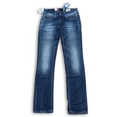 未使用 G-STAR RAW 3301 STRAIGHT ローライズ スリム ストレートデニム インディゴ サイズW26 レディースS ジースターロゥ