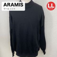 ARAMIS アラミス ウール モックネック ニット セーター ブラック LL メンズ 大きいサイズ 20251113-0017
