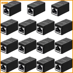 【送料無料】送料無料★RJ45 Lanケーブル 延長コネクタ カプラ ネットワーク 中継コネクタ Cat7/Cat6a/Cat5eに