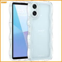 送料無料★BENTOBEN xperia 10 vi ケース クリア SO-52E | SOG14 波型 うねうね かわ｜在庫あり