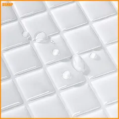送料無料★MORCART タイルシール 防水 耐熱 キッチン 洗面所 タイルシート (30x30cm, 4枚, モザイク 新着