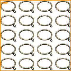 送料無料★ＫａｉＹｉカーテンリング ブロンズ スライドリング 38mm カーテンリングフック 直径30mmまでのポールに 送料無料