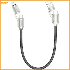 送料無料★RAVIAD 4in1 充電ケーブル マルチ 3A USB Type C ケーブル iPhone 充電コード  送料無料
