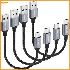 中古 送料無料★aceyoon USB C ケーブル 10cm 短い 0.1m 4本セット タイプC 10センチ 最大3A 急 即納