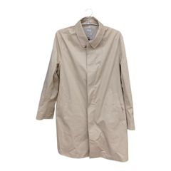 【213】ユニクロ UNIQLO ステンカラーコート ベージュ 比翼仕立て XLサイズ