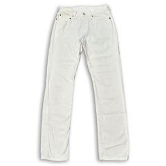 LEVI'S 501 メキシコ製 ホワイト テーパードデニム サイズW26 レディースM リーバイス