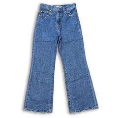 LEVI'S MATH CLUB FLARE ハイウエスト フレアデニム ブーツカット インディゴ サイズ24 レディースXS リーバイス