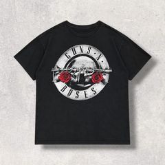 GUNS N' ROSES ガンズアンドローゼズ 2016 NOT IN THIS LIFETIME TOUR Tシャツ XL 白ロゴ 両面プリント S00