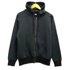 アーバンリサーチ URBAN RESEARCH パーカー ジップアップ 上着 裏起毛 長袖 無地 40 黒 ブラック