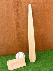 折れた野球バットから生まれた靴べら〈中サイズ・47cm〉｜フクスポ