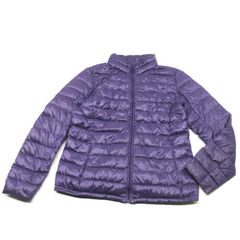 (ec958) UNIQLO　ユニクロ　ウルトラライトダウン　アウター　パープル　L