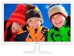 【動作確認済】【中古】本体・電源コードのみ フィリップス 21.5型 液晶モニター 223V5LHSW/11 ホワイト系