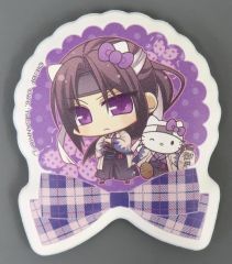 中古】バッジ・ピンズ(キャラクター) 真宮寺是清 遺影スクエア缶バッジ