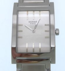 HERMES エルメス タンデム TA1.710 腕時計 ステンレス シルバー【中古】431