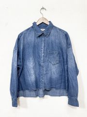 GALLARDAGALANTE ガリャルダガランテ 長袖シャツ カットソー sizeF/青 ■■レディース