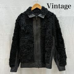 ヴィンテージ クマジャン レザー ボア ファー グリズリー ジャケット メンズ L ISItems【USED】【古着】【中古】50168793