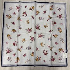 LAURA ASHLEY ローラアシュレイ 大判ハンカチ 58cm 花柄 タグ付き