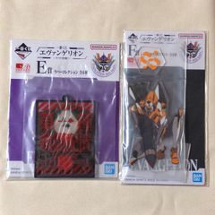 一番くじ エヴァンゲリオン ～ヤマト作戦！～ E賞 ラバーコレクション / F賞 レイヤーアクリルスタンド 2点セット