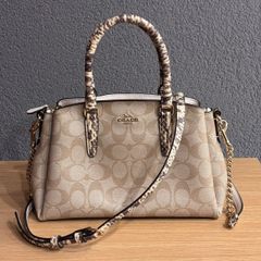 UH267999989 コーチ 2WAY シグネチャー ハンドバッグ ショルダーバッグ F73128