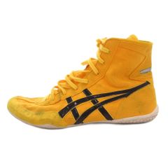 アシックス asics スニーカー ハイカット ボクシングシューズ スエード調 レースアップ 27cm 黄色 イエロー /NL