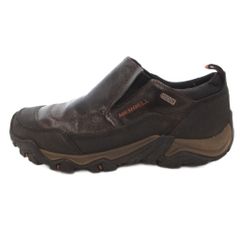 メレル MERRELL Polarand Rove Moc Waterproof ウィンターモックシューズ スニーカー レザー US9 茶 ブラウン J21139 /NL